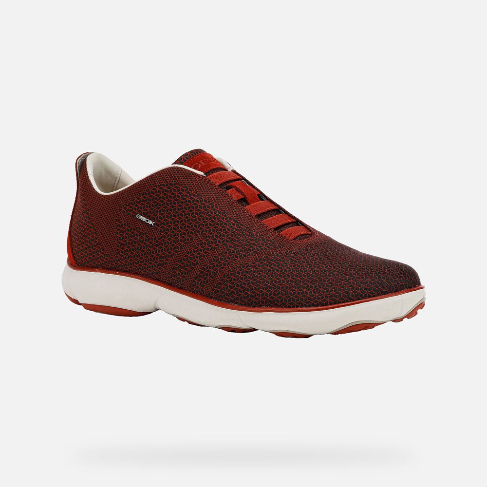 Geox Sneakers Red Nebula - Geox Mens Shoes - MCBQKU609